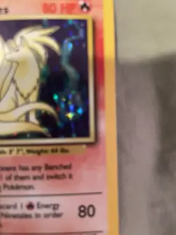 Ninetails 12/102 Holo Rare Base Set Unlimited Pokemon 1999 WOTC Vintage Card - Image 5