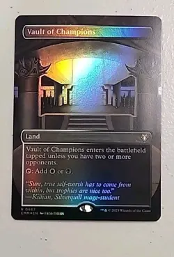Vault of Champions (Borderless) Commander Masters Foil MTG - Image 1