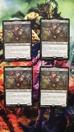 4x Rankle, Master Of Pranks - NM - Throne of Eldraine - MTG Magic The Gathering - Image 1