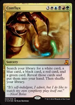 MTG Conflux - Foil, From the Vault: Lore, Heavily Played, English - Image 1