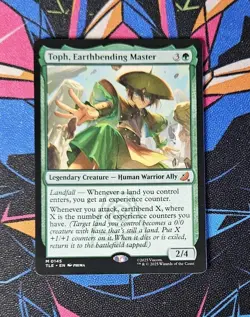 Toph Earthbending Master NM Regular MTG Avatar Last Airbender TLE Unplayed Magic - Image 1