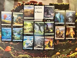 Full Art Land (112) Set - Final Fantasy MTG Magic the Gathering - Image 1