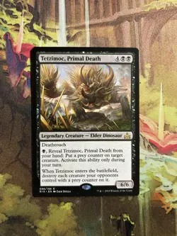 Tetzimoc, Primal Death NM Rivals of Ixalan MTG - Image 1