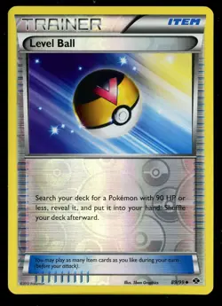 Pokemon Reverse Holo Level Ball 89/99 Black & White Next Destinies Near Mint - Image 1