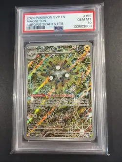 Pokemon Surging Sparks Black Star Promo Magneton #159 PSA 10 Gem Mint - Image 1