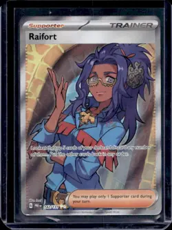 2025 Pokemon Prismatic Evolutions Raifort Ultra Rare #142/131 - Image 1