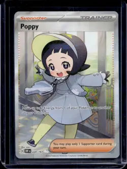 2023 Pokemon SV Obsidian Flames OBF EN Poppy #220/197 - Image 1