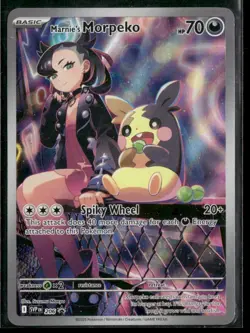 2025 Pokemon Marnie’s Morpeko 206 Scarlet & Violet Promo Holo - Image 1