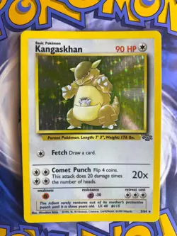 Kangaskhan 5/64 Jungle Holo Pokemon TCG Card LP/MP - Image 1