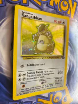 Kangaskhan 5/64 Jungle Holo Pokemon TCG Card LP/MP - Image 2