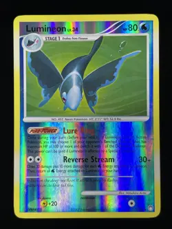2007 POKEMON MYSTERIOUS TREASURES LUMINEON REVERSE HOLO #11/123 LP - Image 1