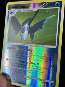 2007 POKEMON MYSTERIOUS TREASURES LUMINEON REVERSE HOLO #11/123 LP - Image 2
