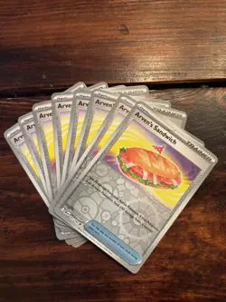 (8) Pokemon TCG Arven’s Sandwich 161/182 Reverse Holo LOT - Destined Rivals - NM - Image 1