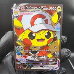 Pokemon Ash Ketchum Pikachu Holo Read Description - Image 1
