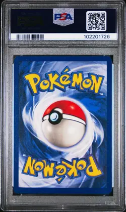 1999 Pokemon Game Shadowless Nidorino #37 PSA 8 - Image 2