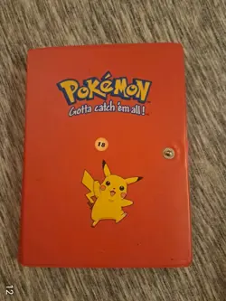 Vintage Pokemon Gotta Catch 'Em All Binder Red Pikachu 1999 - Image 1