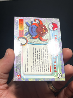 Topps Pokemon Series 1 Rainbow Foil Blue logo 1st print Gloom #44 - Image 5