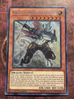 Rafale, Champion Fur Hire - DASA-EN023 - Secret Rare - 1st Edition - LP - Image 1