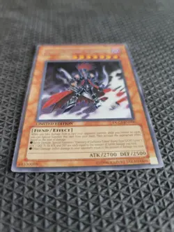 YuGiOh! Gorz the Emissary of Darkness DLG1-EN000 Limited Secert Rare Near Mint - Image 4