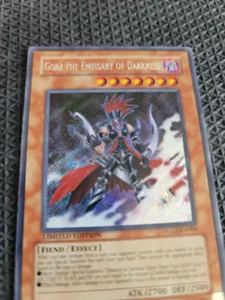 YuGiOh! Gorz the Emissary of Darkness DLG1-EN000 Limited Secert Rare Near Mint - Image 5