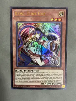 Yugioh! 1x Kewl Tune Cue PHRE-EN034 Ultra Rare 1st Ed NM - Image 1