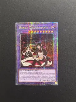 2024 YUGIOH RA03 25TH BONANZA QCR SECRET RARE HOUSE DRAGONMAID ALT ART NM 💫 - Image 1