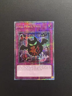2024 YUGIOH RA03 25TH BONANZA QCR SECRET RARE FULL FORCE VIRUS NM - Image 1