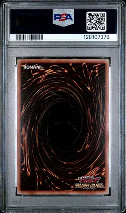 2023 YU-GI-OH! RD/HC01 OVER RUSH RARE #JP035 DARK EXECUTOR WARLOCK PSA 10 - Image 2