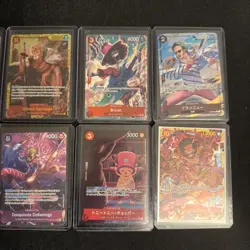 One piece tcg Sec & alt art lot 10 cards total All NM! Doflamingo Alt - Image 2