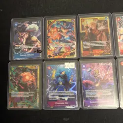 One piece tcg Sec & alt art lot 10 cards total All NM! Doflamingo Alt - Image 3