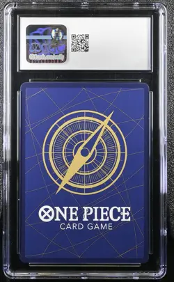 Monkey D Luffy OP07-109 CGC 9.5 V Jump October Promotional One Piece Card - Image 2