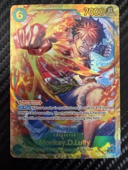 Monkey.D.Luffy (OP13-118) Carrying on His Will Foil Double Attack Secret Rare - Image 1