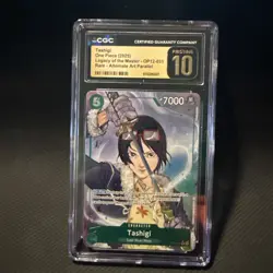 One Piece OP12 CGC PRISTINE 10 Legacy of the Master Tashigi Alternate Art #031 - Image 1