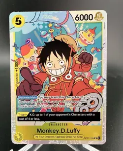 Monkey.D.Luffy OP07-109 - One Piece TCG - SR Super Rare NM English Foil - Image 1