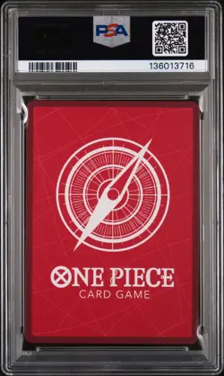 2025 ONE PIECE OP13-CARRYING ON HIS WILL ALTERNATE ART MONKEY D. LUFFY PSA 10 - Image 2
