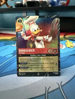 Donald Duck - Pie Slinger 2 Disney Lorcana Promo Cards Holo - Image 1
