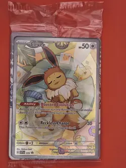 Pokemon TCG Eevee Promo Card SVP 173 Holo Rare Sealed - Image 1