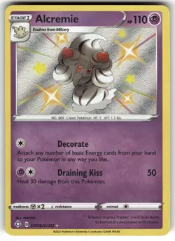 Alcremie SV058/SV122 Shining Fates: Shiny Vault NM Pokemon Card TCG - Image 1