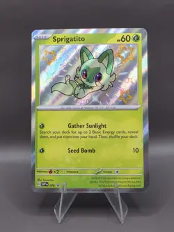 Sprigatito 076 Sv: Scarlet & Violet Promo Cards Holo - Image 1