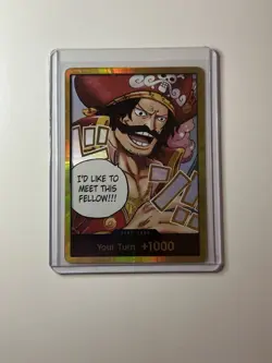 One Piece DON!! Card (Gol.D.Roger) (Gold Foil) Carrying On His Will - Image 1