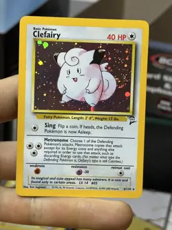 Clefairy 6/130 Chansey 3/130 Base Set 2 2000 Holo Rare WOTC Lot Pokemon Card TCG - Image 3