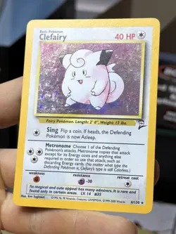 Clefairy 6/130 Chansey 3/130 Base Set 2 2000 Holo Rare WOTC Lot Pokemon Card TCG - Image 5