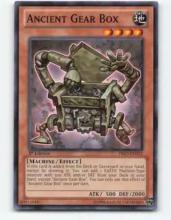 Ancient Gear Box #PRIO-EN032 1st Edition Yugioh Card - Image 1