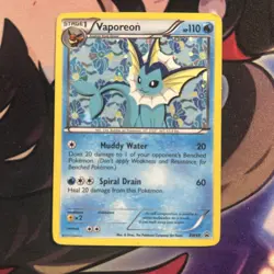 Vaporeon - BW89 - Pokemon Black & White Promo Ultra Rare Holo Card MP/HP - Image 1