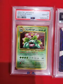 1999 Set CD Promo Holo Japanese Pokemon Card PSA GRADED 10,9,8,7 CHARIZARD LOOK - Image 5