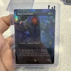 Dark Confidant Borderless Final Fantasy Foil MTG NM - Image 1