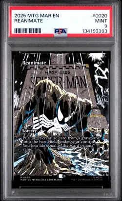 2025 MTG MARVEL'S SPIDER-MAN: SOURCE MATERIAL #0020 REANIMATE PSA 9 - Image 1