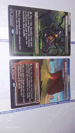 Verdant Catacombs AND Arid Mesa Borderless SPG NM/M MTG Special Guests mtg land - Image 1