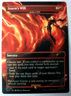 MTG: Secret Lair Storm - Storm's Will - Rare - NM - 1744 (Marvel) - Image 1