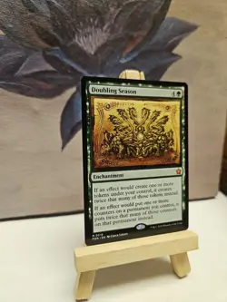 x1 Doubling Season FDN Foundations MTG 216 MYTHIC Light Play, Excellent 1x - Image 2